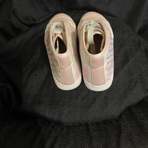 Pink kid sneakers girls